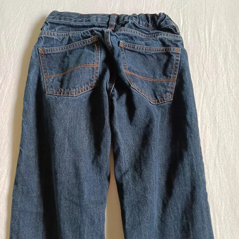 Arizona Jean Company Sz 10 Reg Kids Blue Jeans Wear In Knees..see Photos